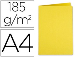 Subcarpeta cartulina Liderpapel A4 amarilla 180 g/m²